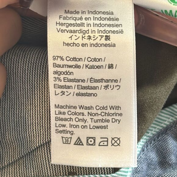 J Crew 250 skinny-fit pant in stretch Chino Men’s 28 x 32 Olive Green - Picture 9 of 11